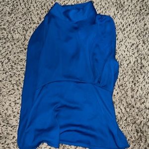 Zara blue elegant top